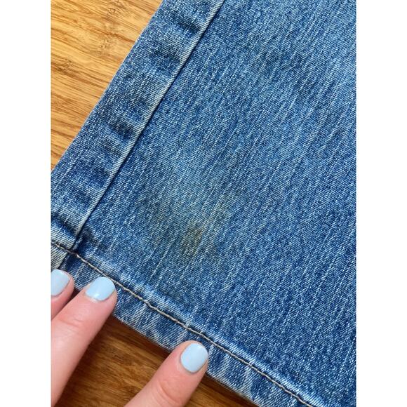 Jordache Little Girls Embroidered Capri Jeans, Size 10 - Picture 4 of 6